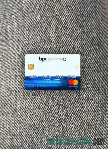 Ruanda BPR Bank Mastercard Photolook Front modelo
